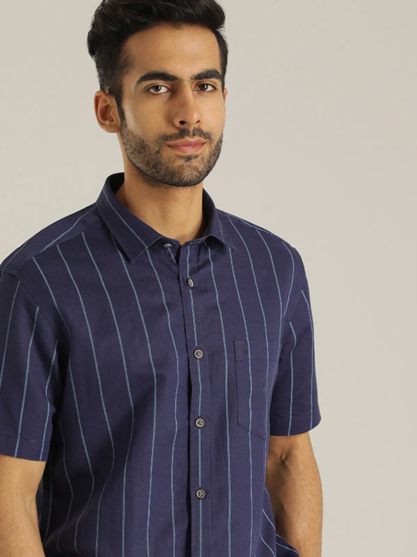 Men's Loose Half-sleeved Shirt at Rs 1999.00, Half Sleeve Men Shirt