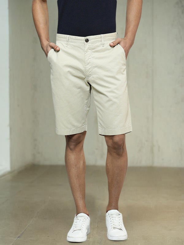 Buy Men Solid Cotton Shorts Online Indian Terrain