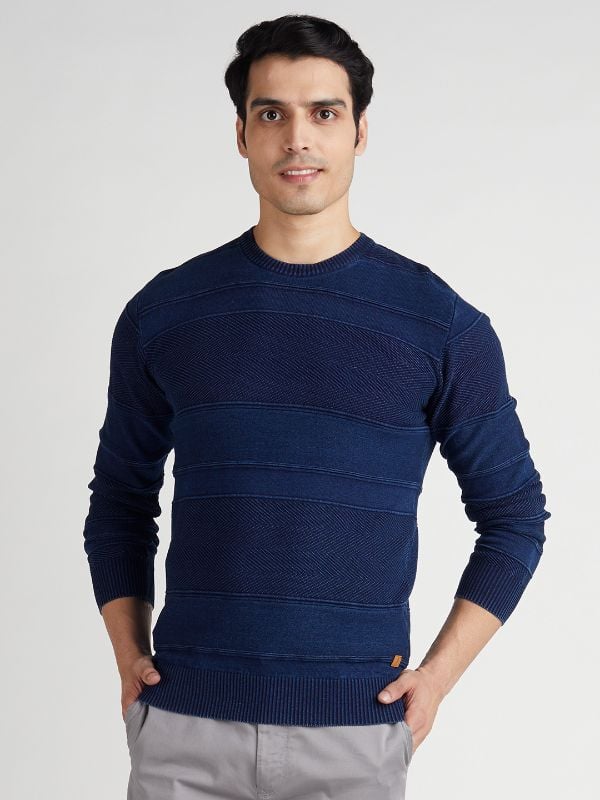 Buy Solid Cotton Sweater Online