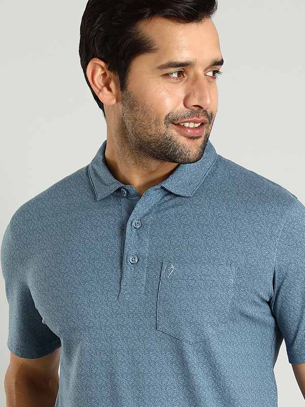 Buy Men Printed Polo T Shirt Online Indian Terrain