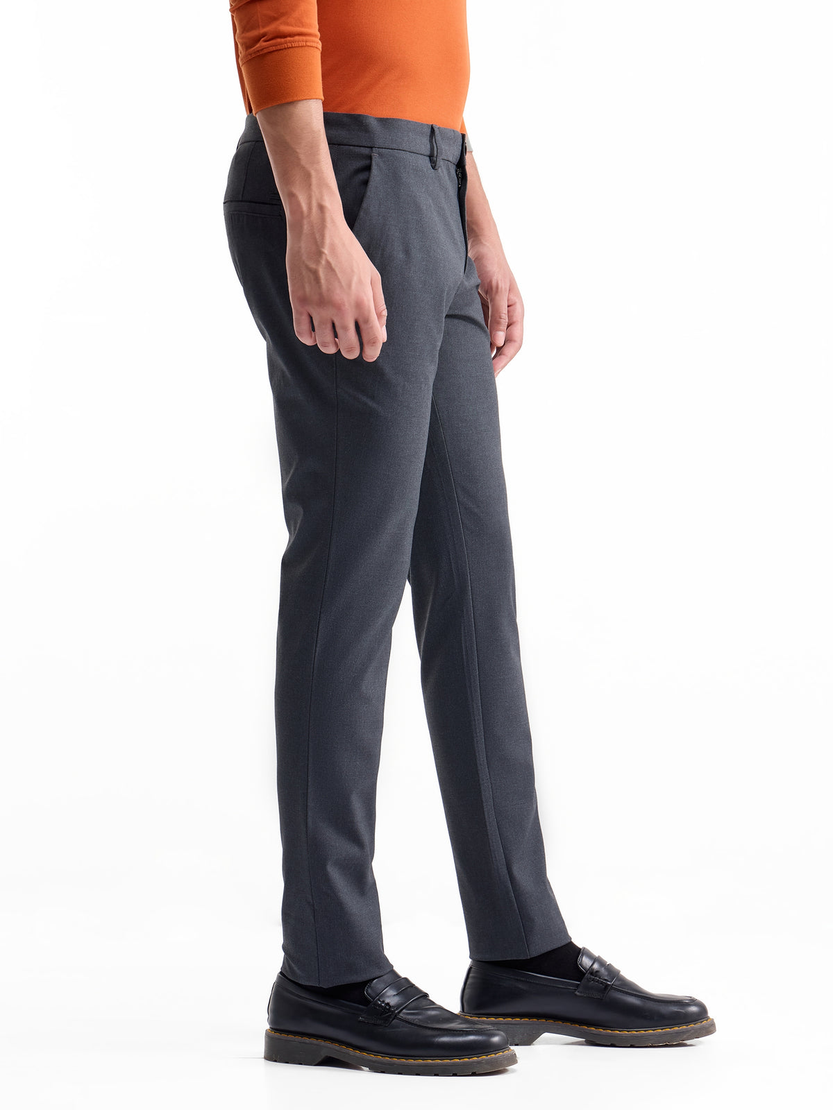Urban Fit Poly Blend Trouser - Dk Grey M. t4option_0