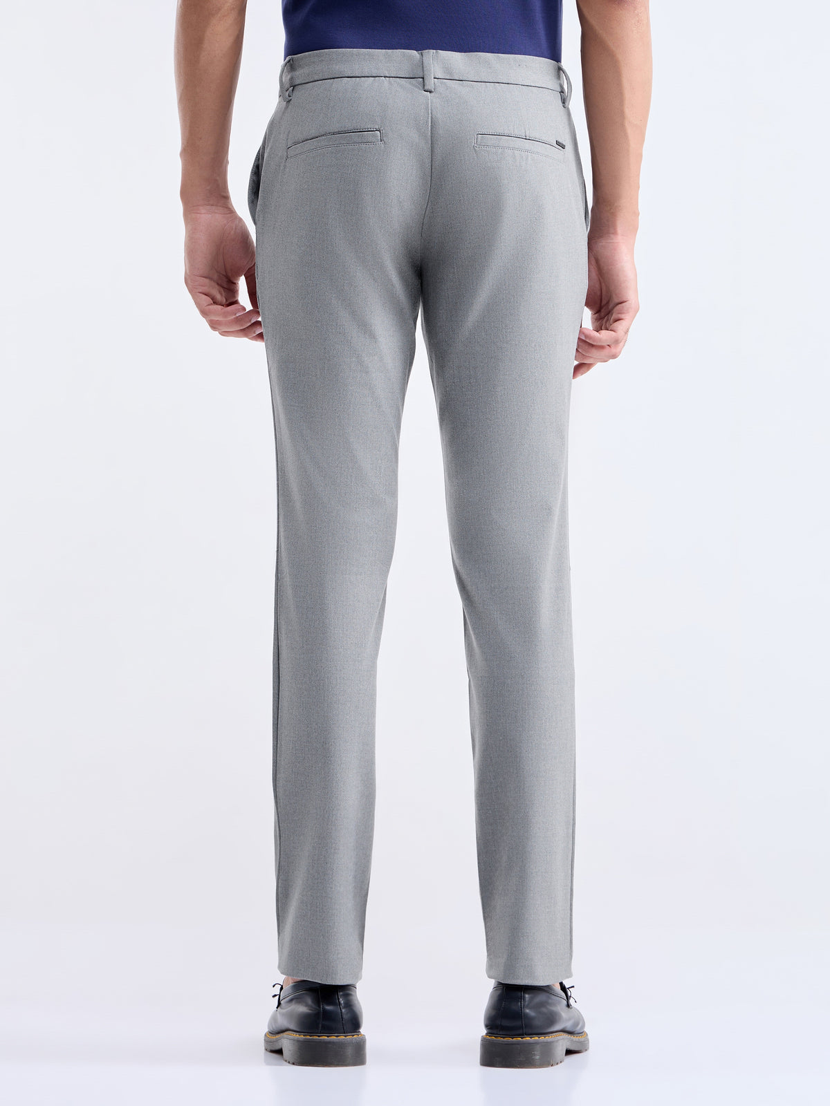 Urban Fit Poly Blend Trouser - Lt Grey M. t4option_0