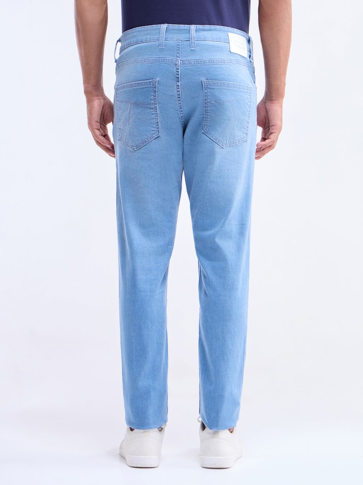 Slim Fit Stretchable Jeans - Light Wash t4option_0
