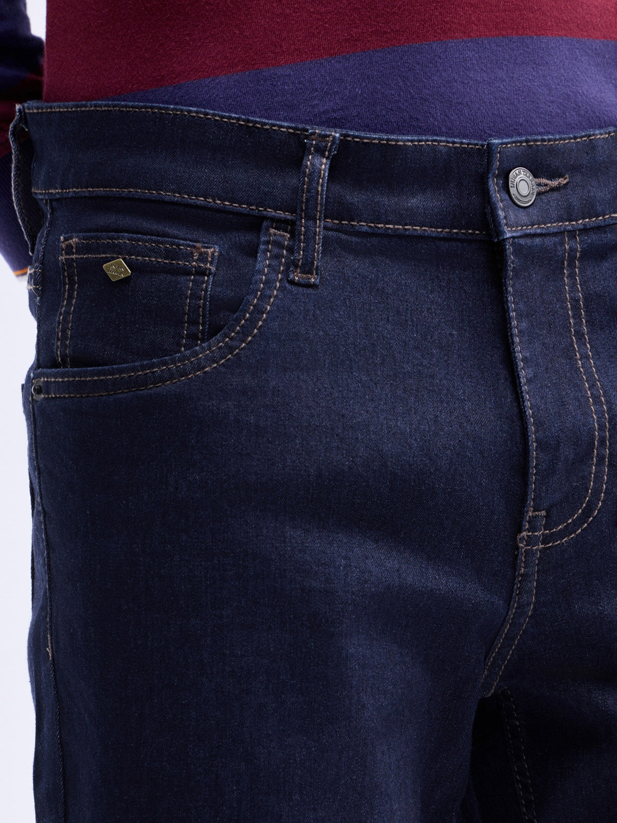 Slim Fit Stretchable Jeans - Rinse Wash t4option_0