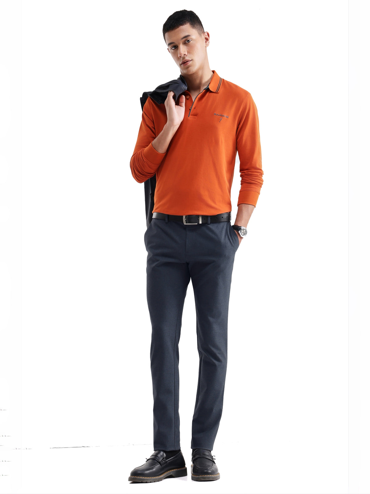 Urban Fit Poly Blend Trouser - Dk Grey M. t4option_3