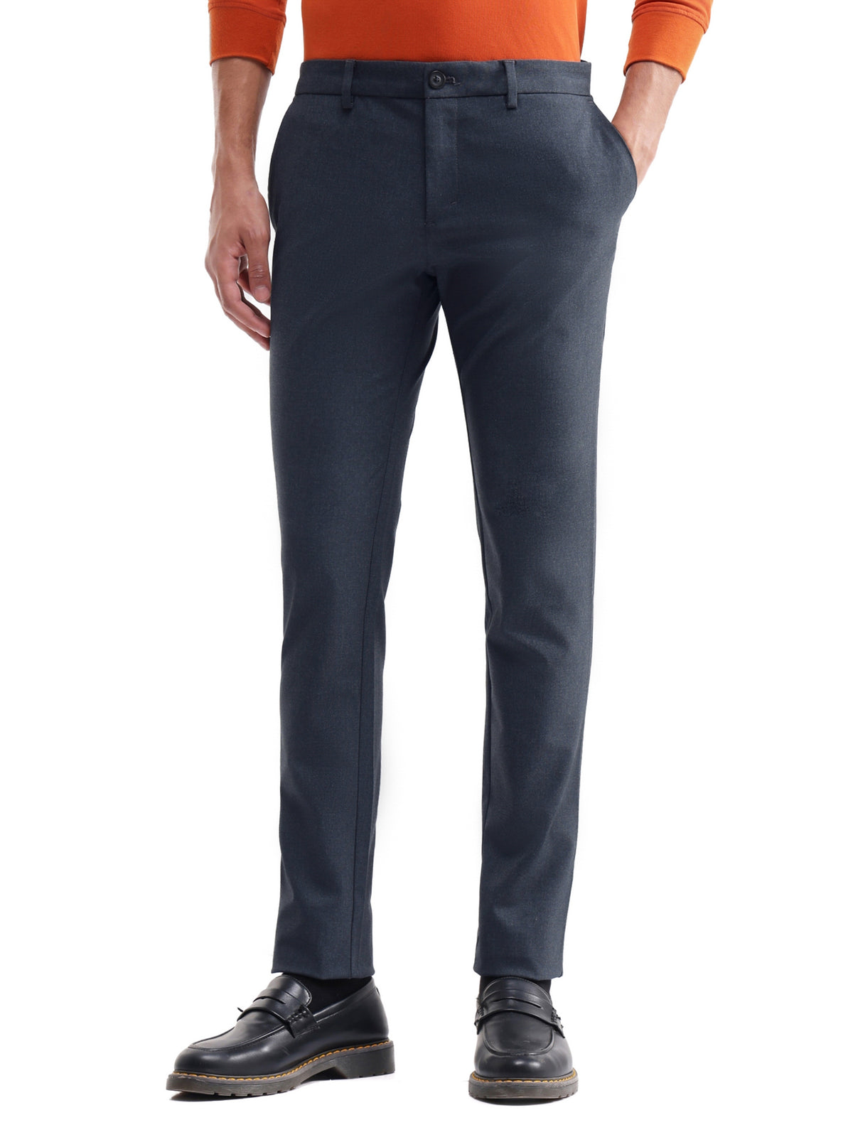 Urban Fit Poly Blend Trouser - Dk Grey M. t4option_3