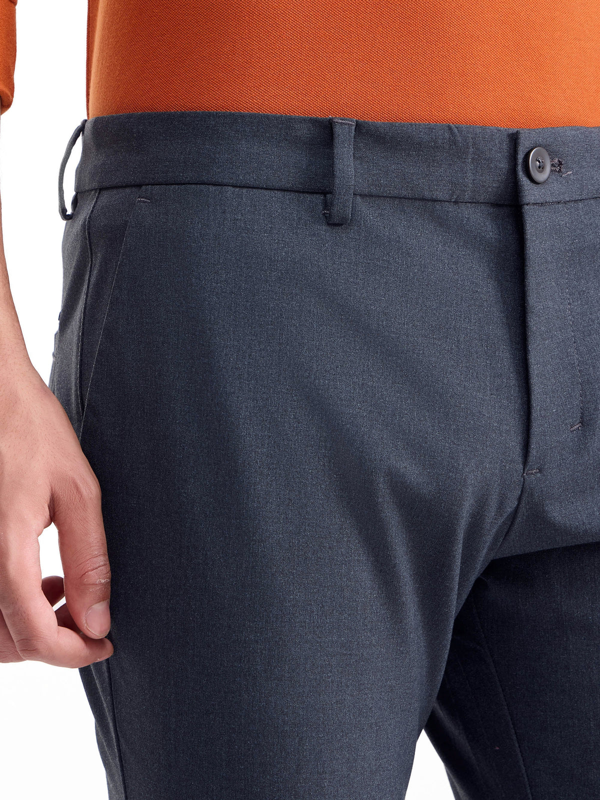 Urban Fit Poly Blend Trouser - Dk Grey M. t4option_3