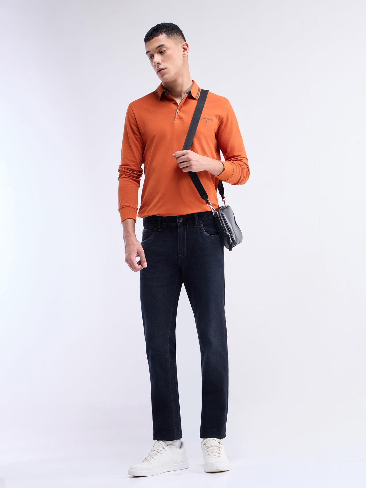 Slim Fit Stretchable Jeans - Dark Oxy t4option_0