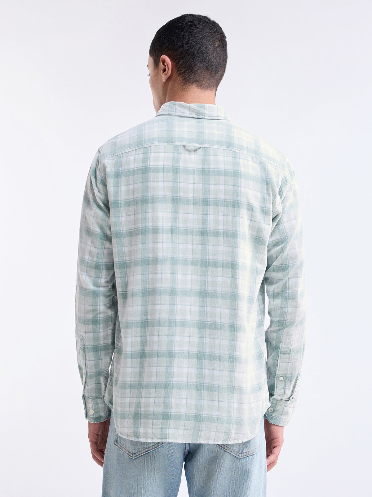 Check Full Sleeve Cotton Shirt - Sap t4option_1