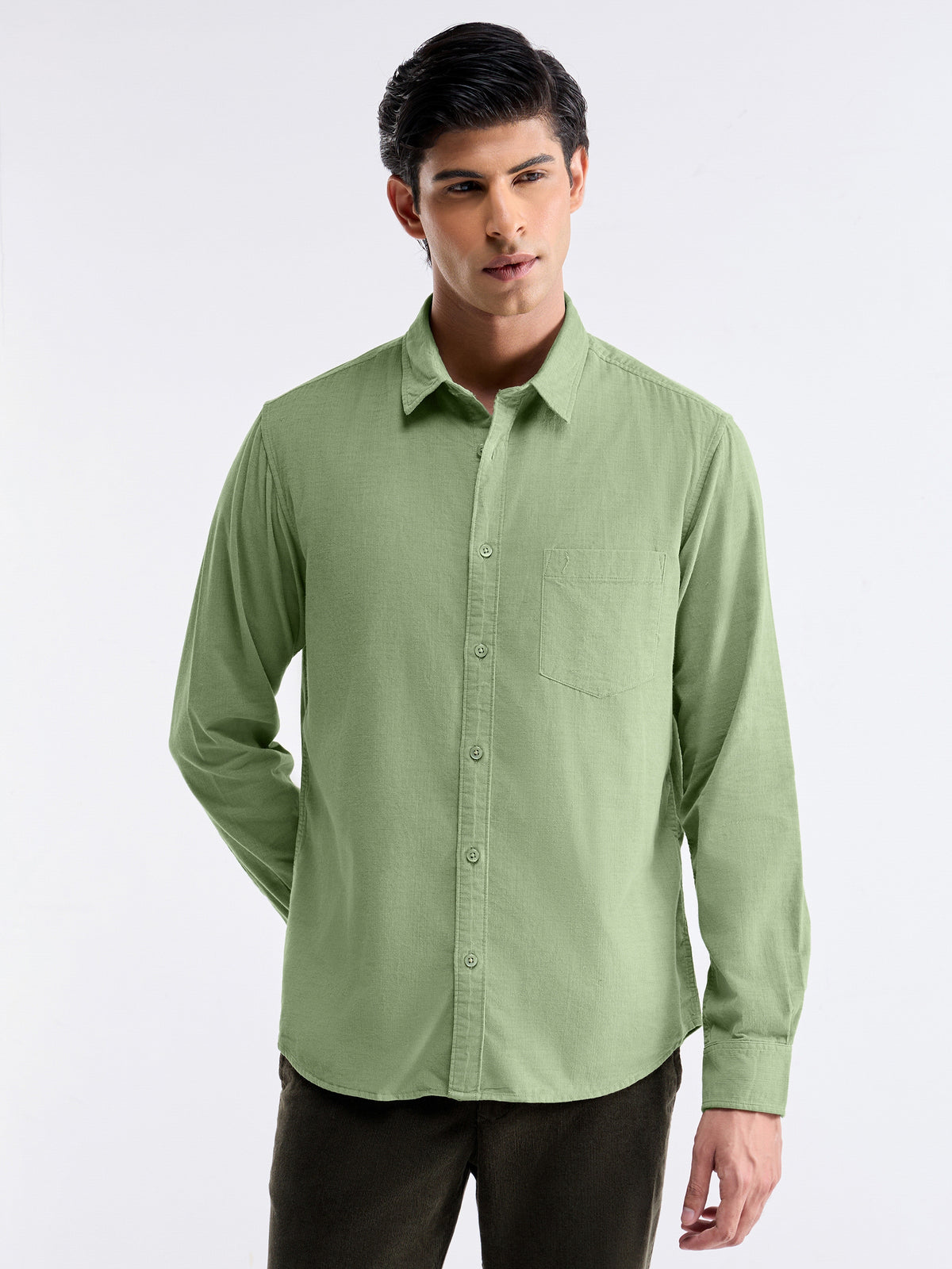 Check Full Sleeve Cotton Shirt - Sap t4option_3