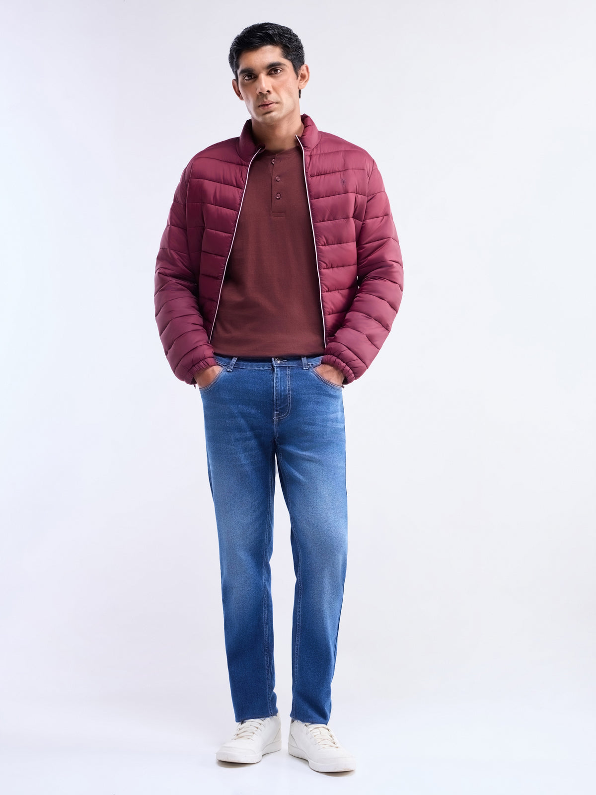 Slim Fit Cotton Stretch Jeans - Med Wash t4option_0