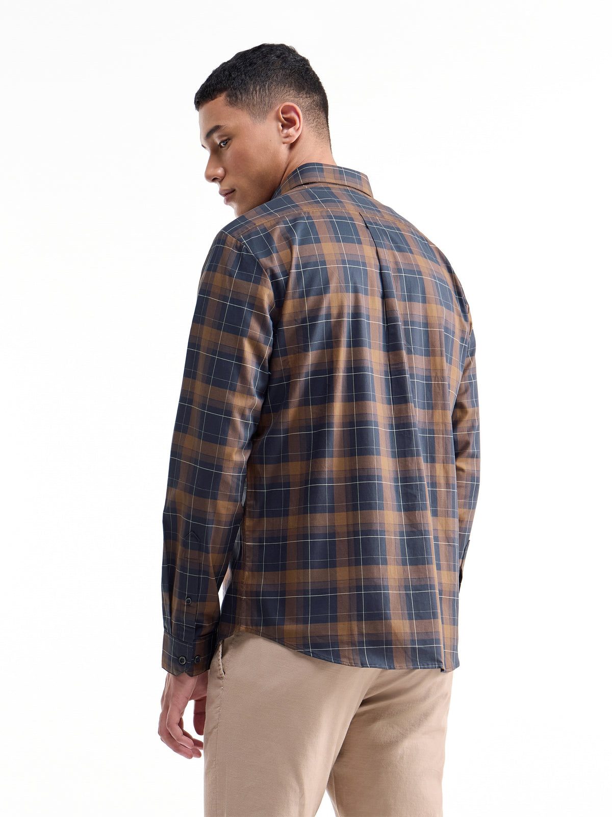 Solid Full Sleeve Jumper Sweater - Chocolate t4option_0