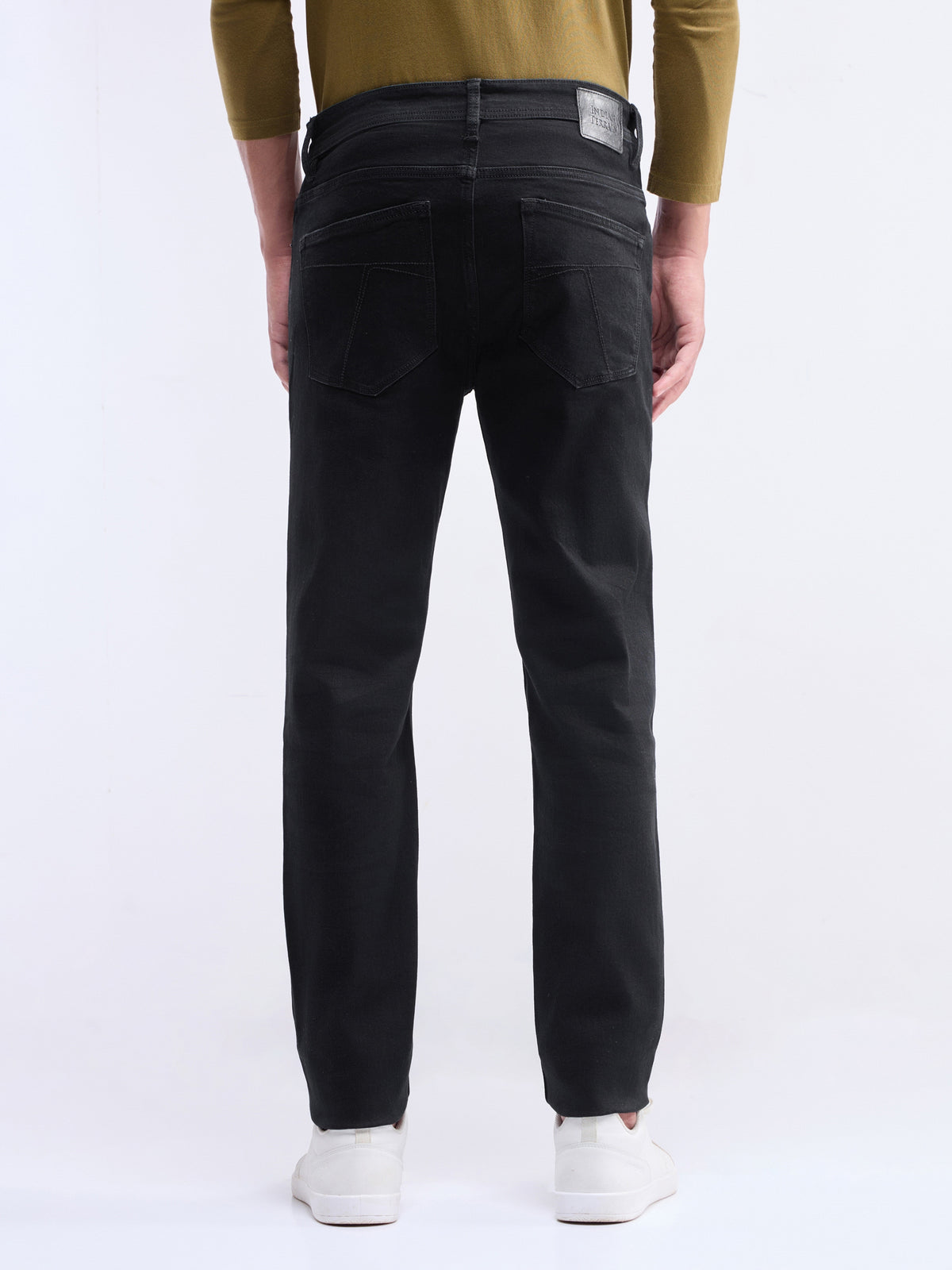 Slim Fit Stretchable Jeans - Black t4option_0