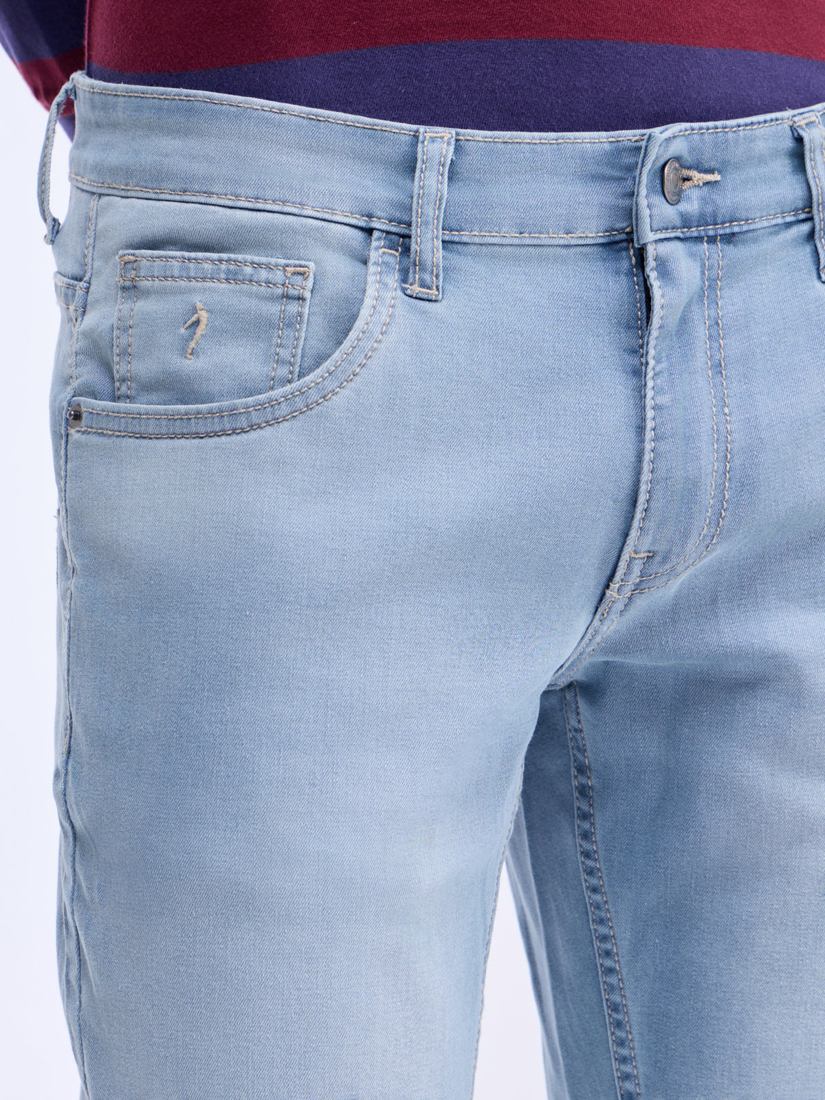 Skinny Fit Jeans - Light Wash t4option_0