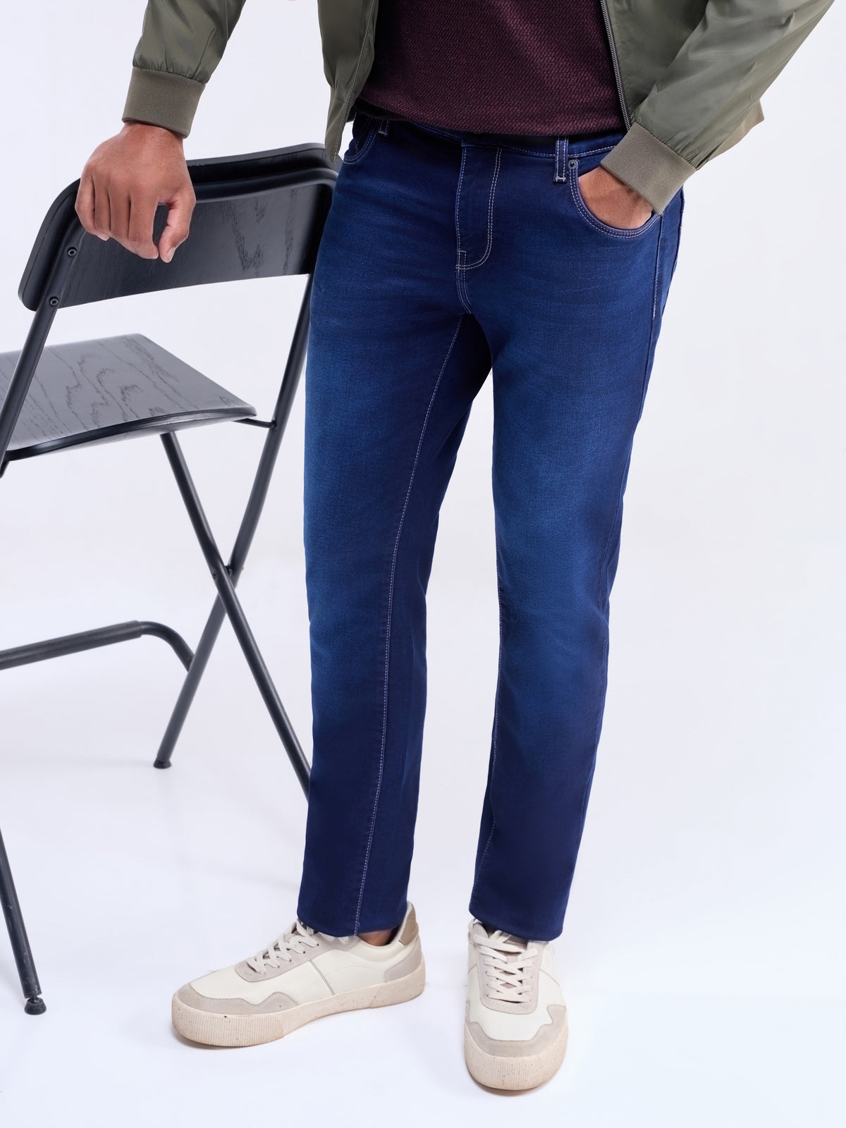 Slim Fit Jeans - Dark Wash t4option_0