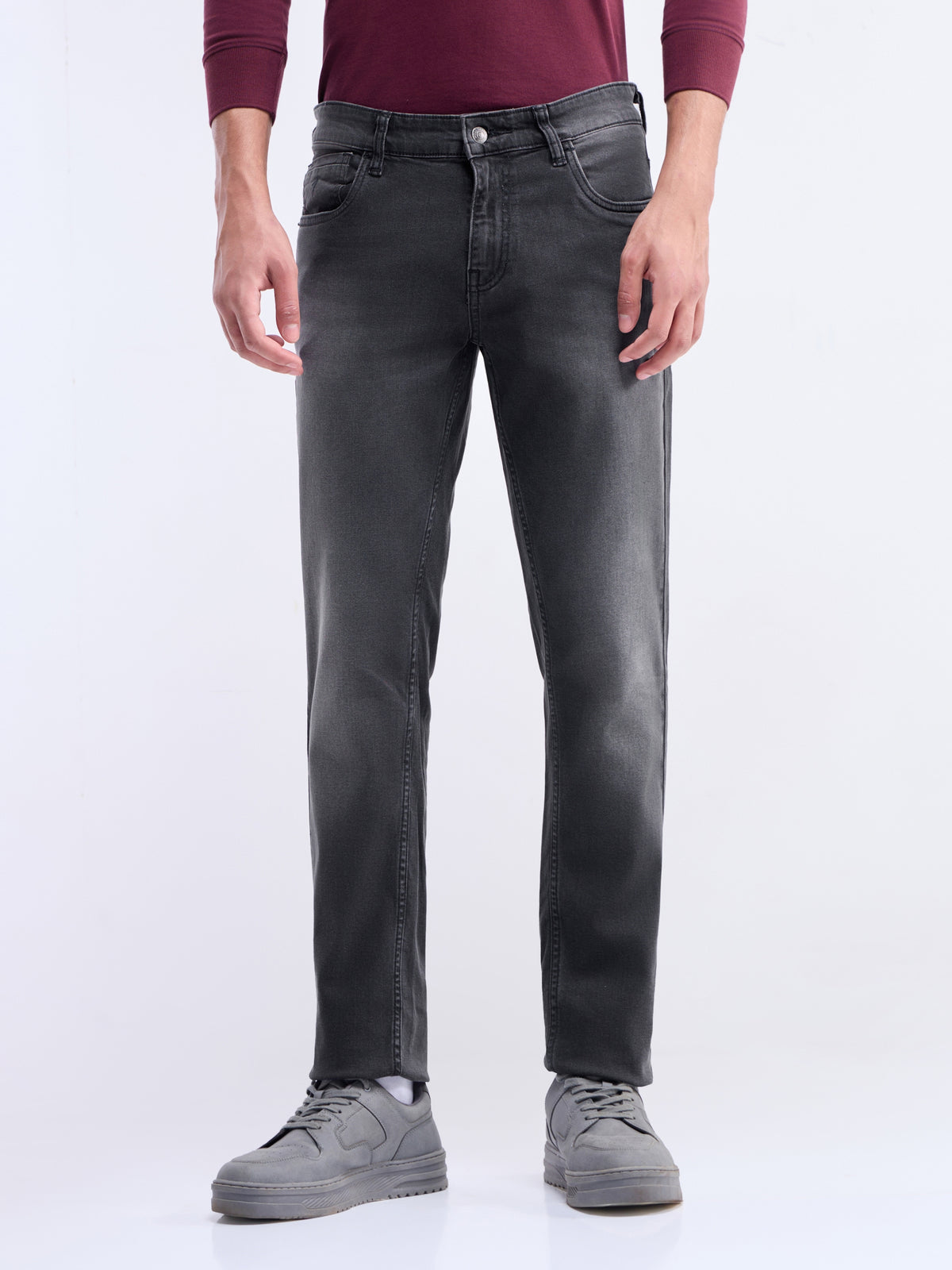 Slim Fit Jeans - Md Grey t4option_0