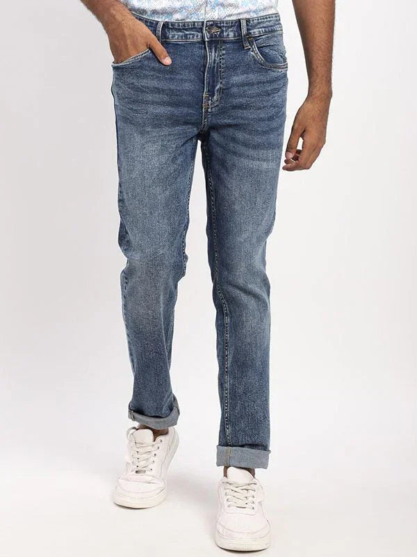 Slim Fit Jeans - Med Wash t4option_0
