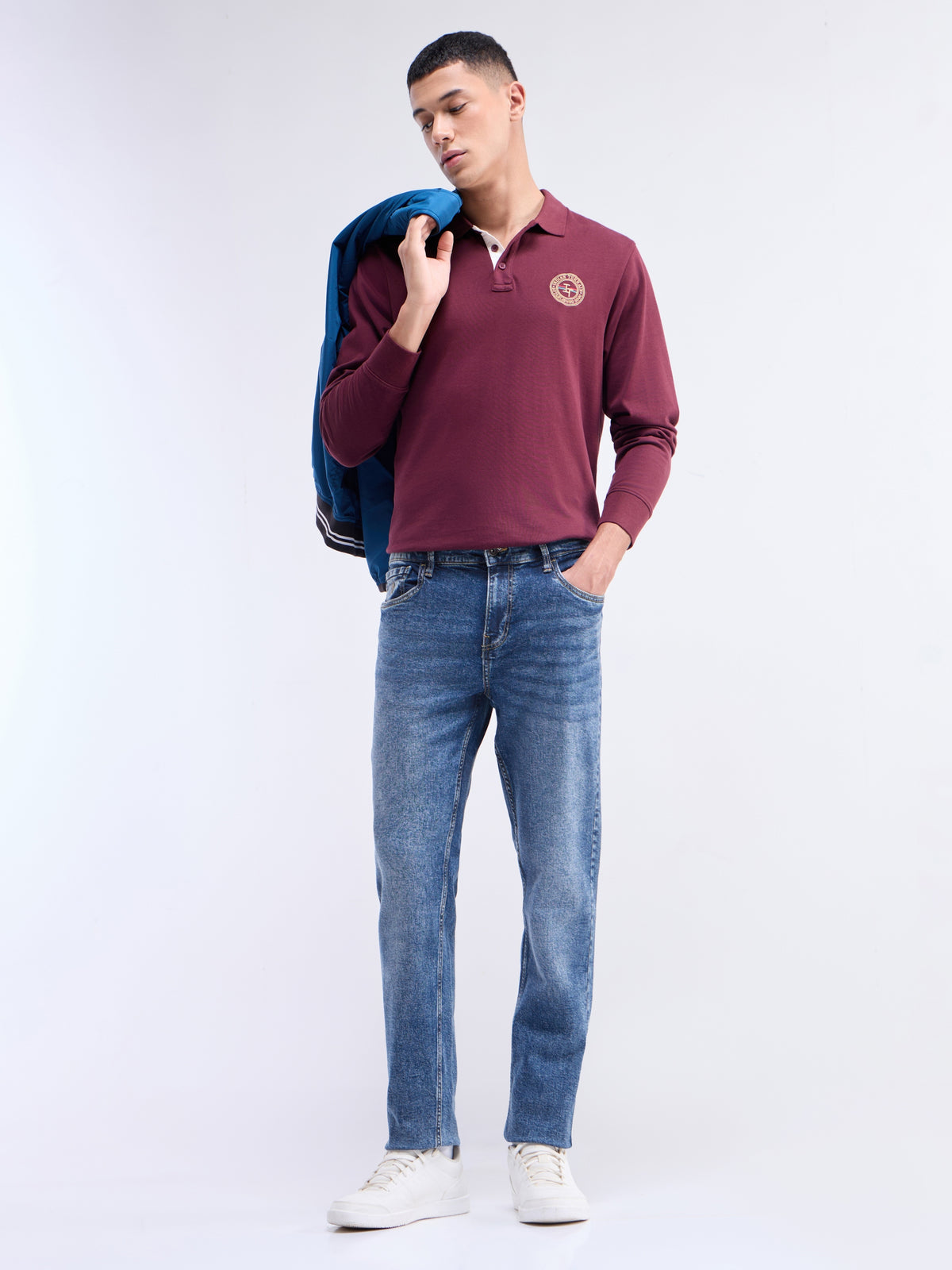 Slim Fit Jeans - Med Wash t4option_0