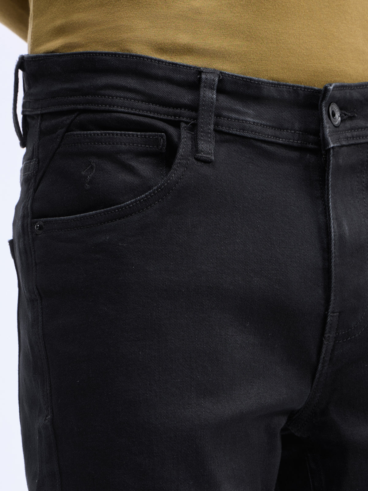 Slim Fit Jeans - Black t4option_0