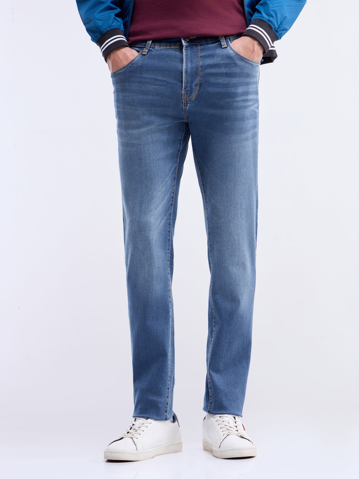 Slim Fit Jeans - Md Wash t4option_0