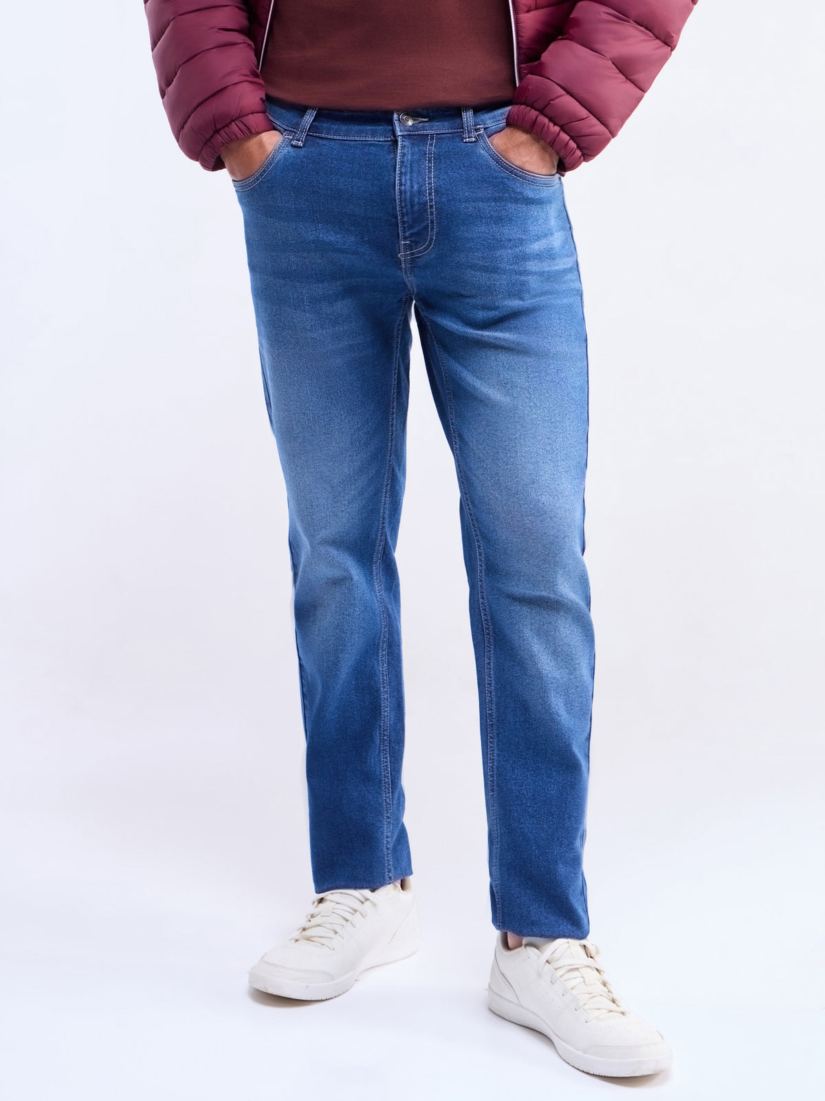 Slim Fit Jeans - Med Wash t4option_0