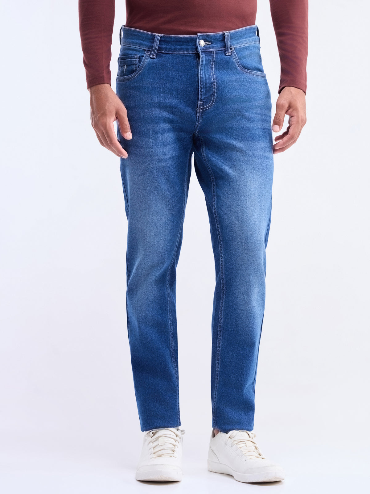 Slim Fit Jeans - Med Wash t4option_0