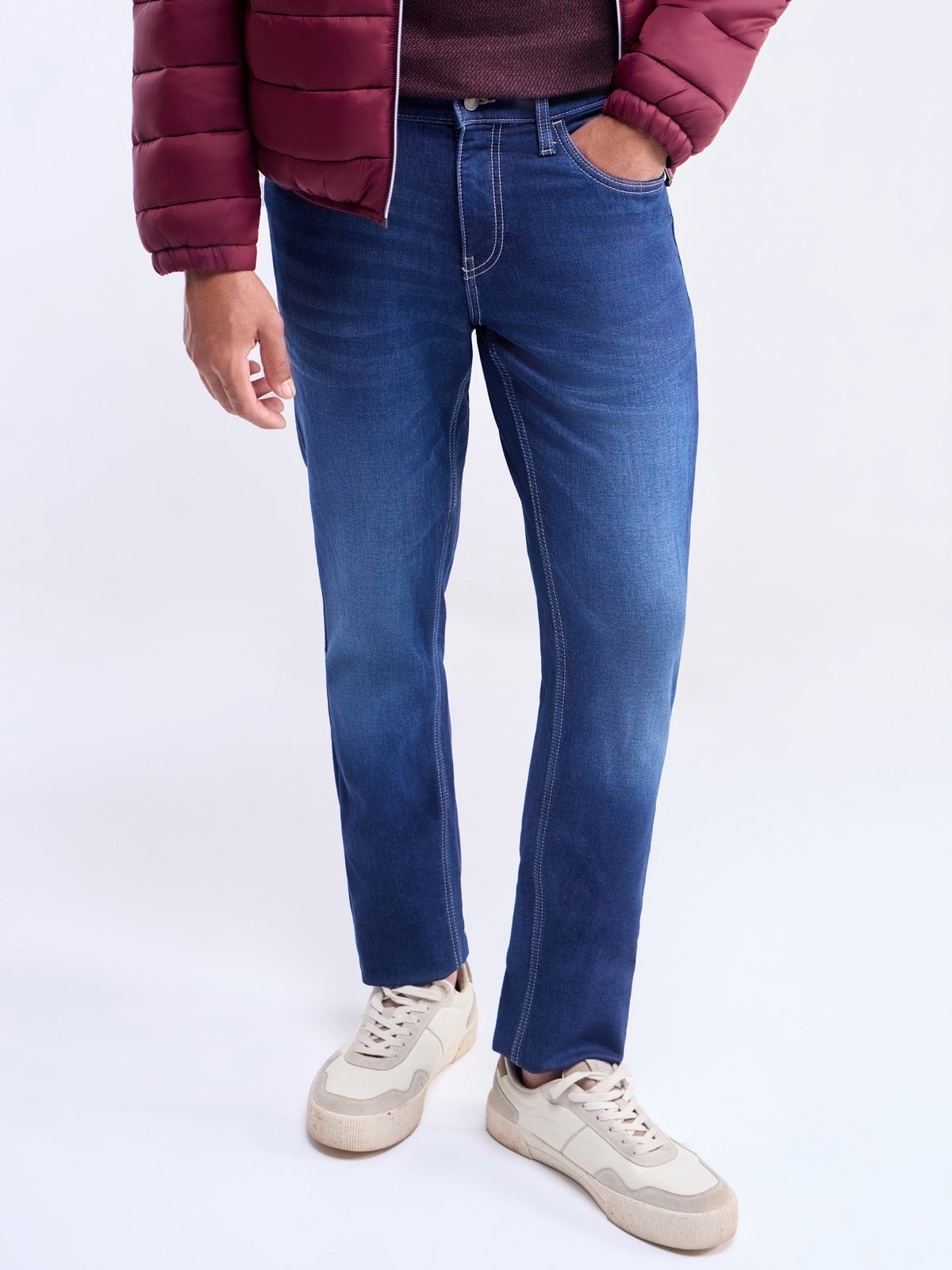 Slim Fit Jeans - Med Wash t4option_0