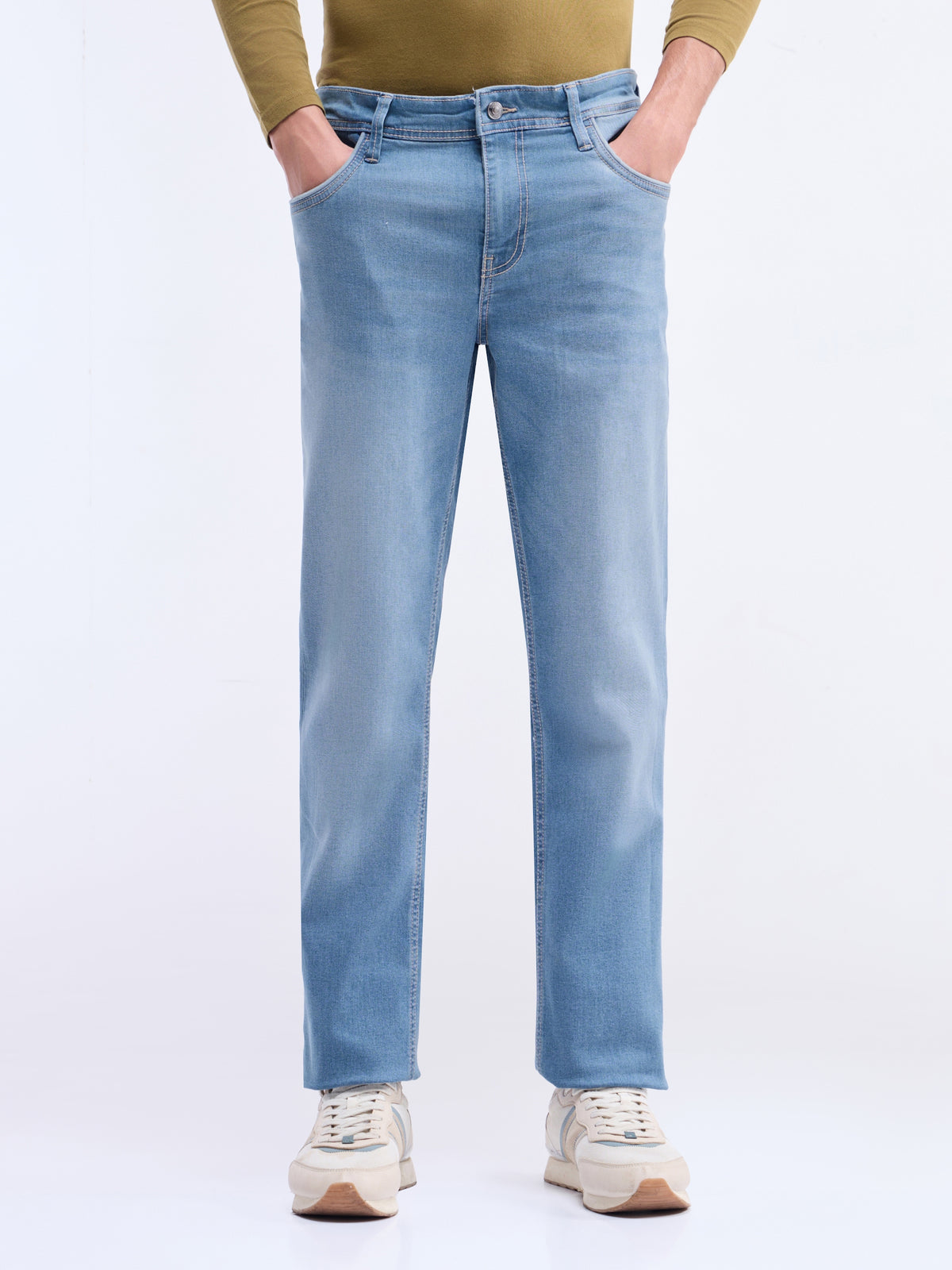 Slim Fit Jeans - Med Wash t4option_0