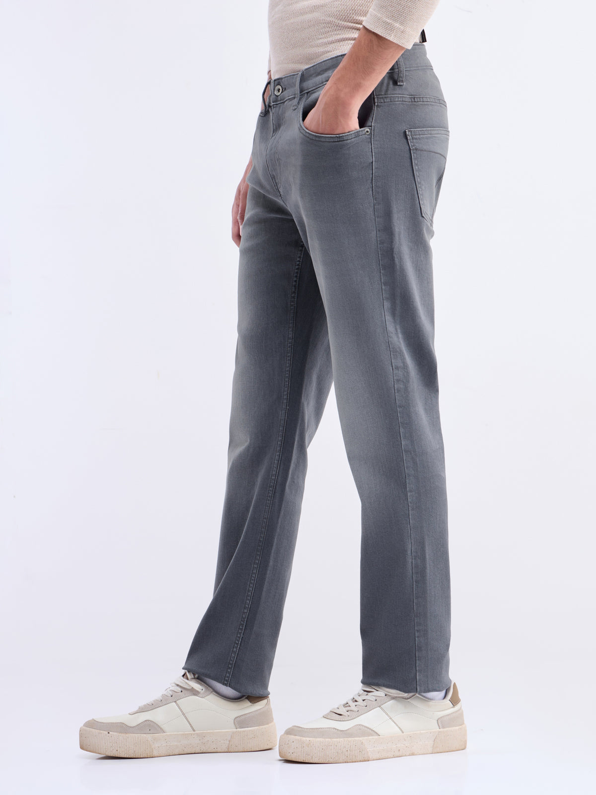 Slim Fit Jeans - Dark Grey t4option_0
