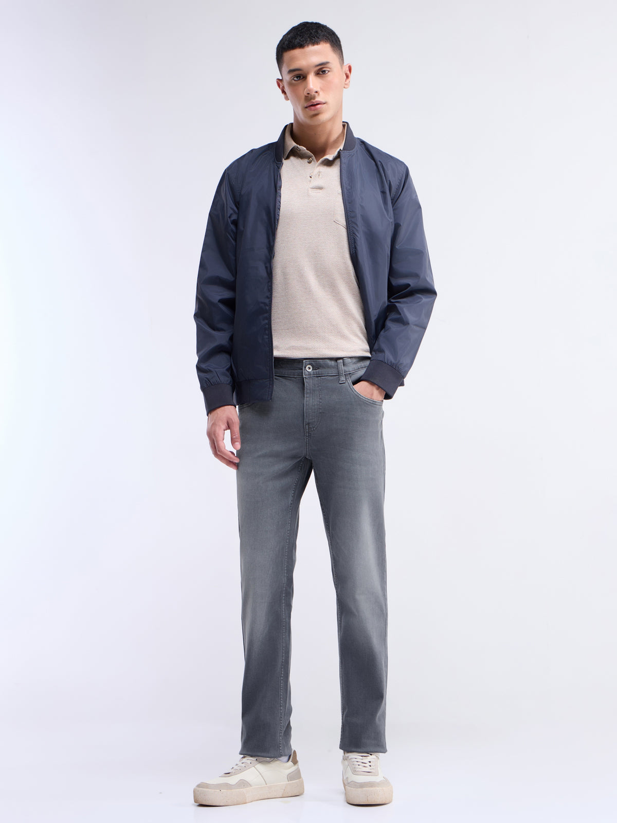 Slim Fit Jeans - Dark Grey t4option_0