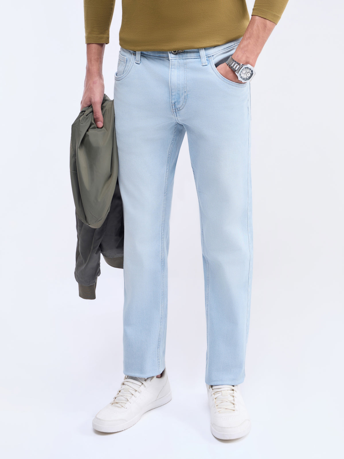 Slim Fit Jeans - Light Wash t4option_0