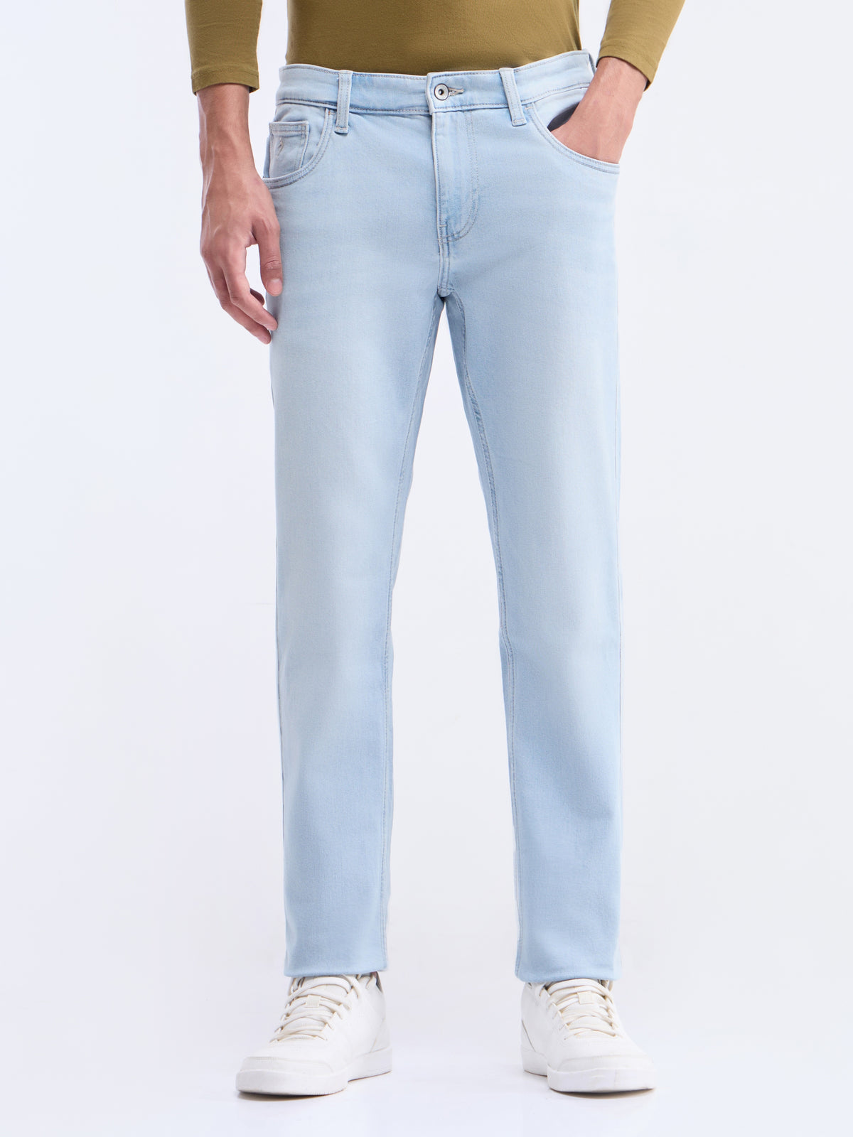 Slim Fit Jeans - Light Wash t4option_0