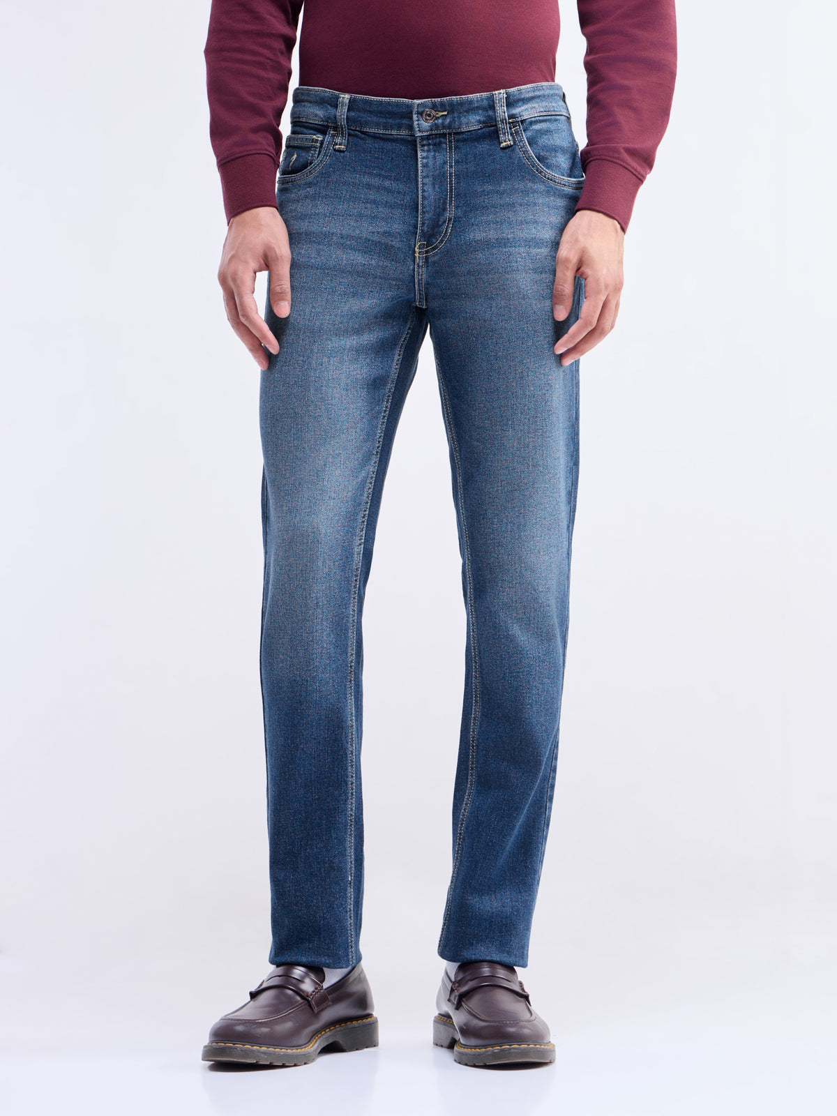 Slim Fit Jeans - Light Wash t4option_0