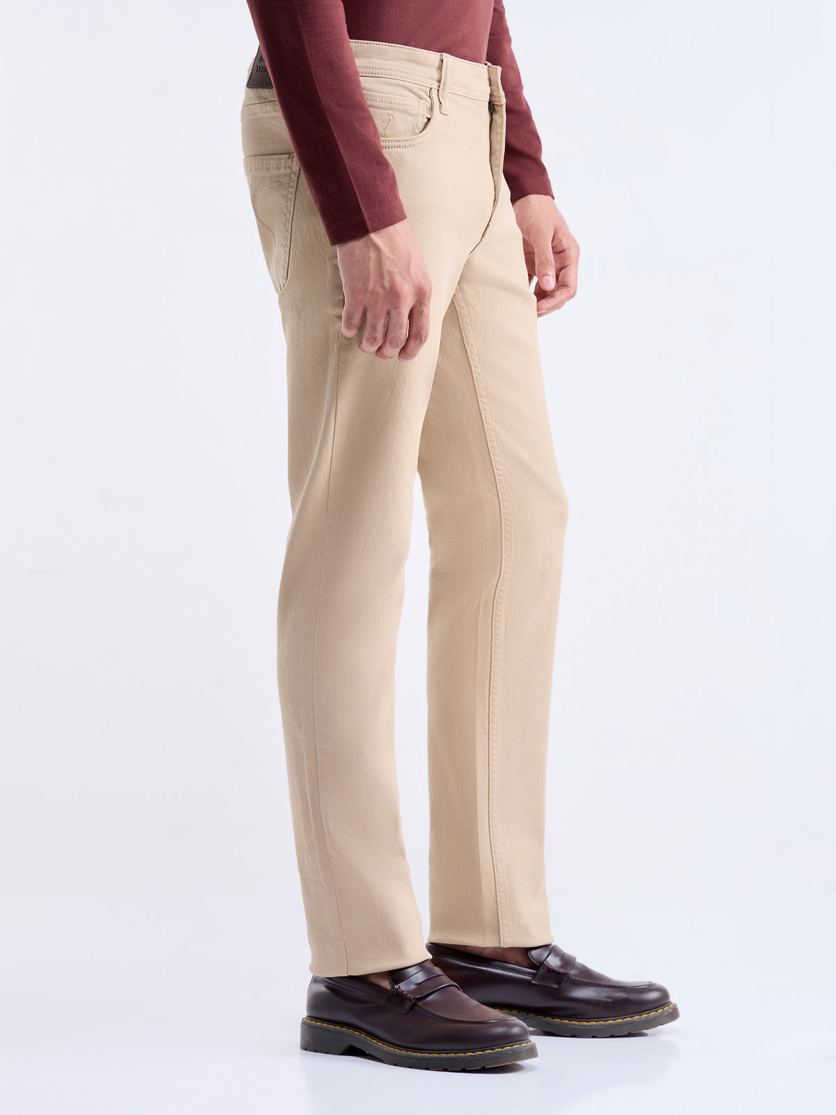Slim Fit Jeans - Khaki t4option_1