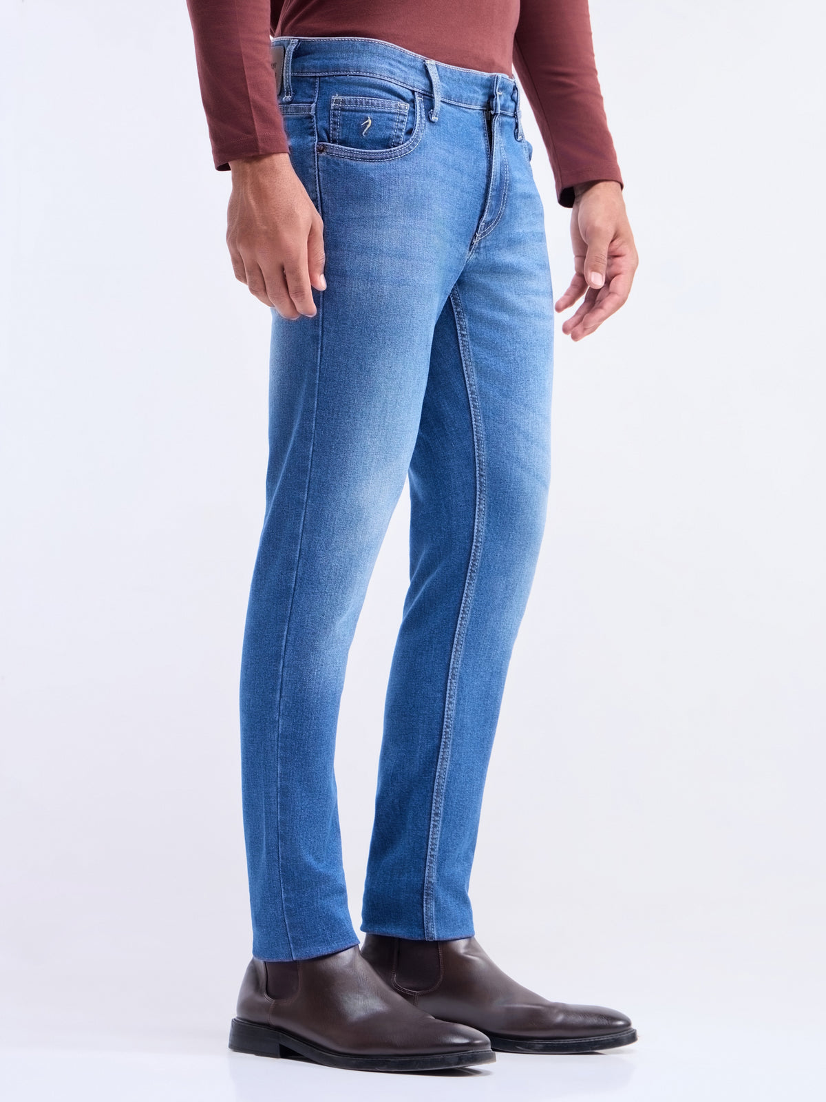 Skinny Fit Jeans - Light Wash t4option_0