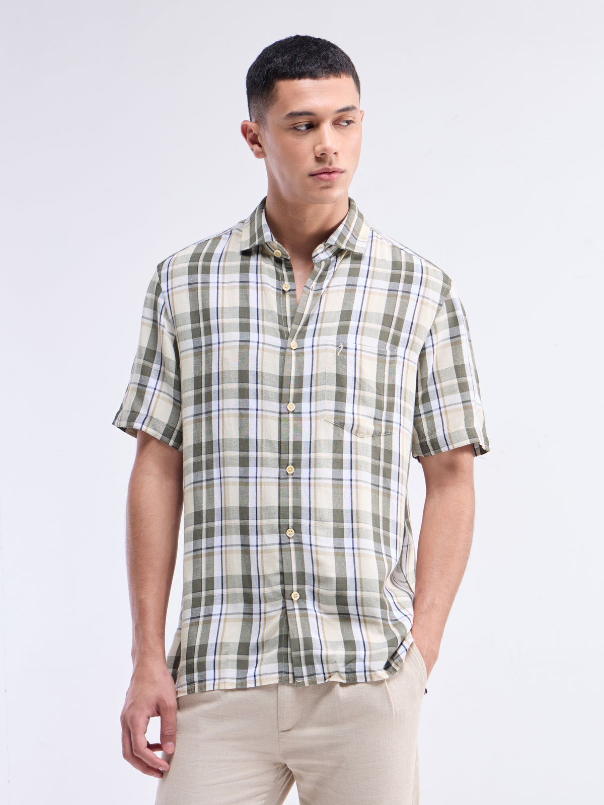 Sap check Regular Fit Shirt - Sap t4option_0