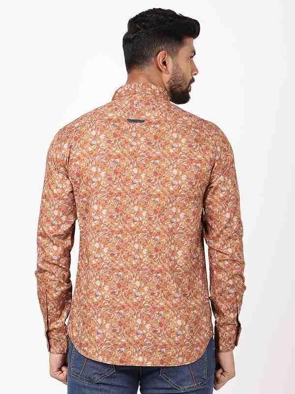 Men's Printed Full Sleeves Cotton Shirt Indian Terrain Fashions Limited