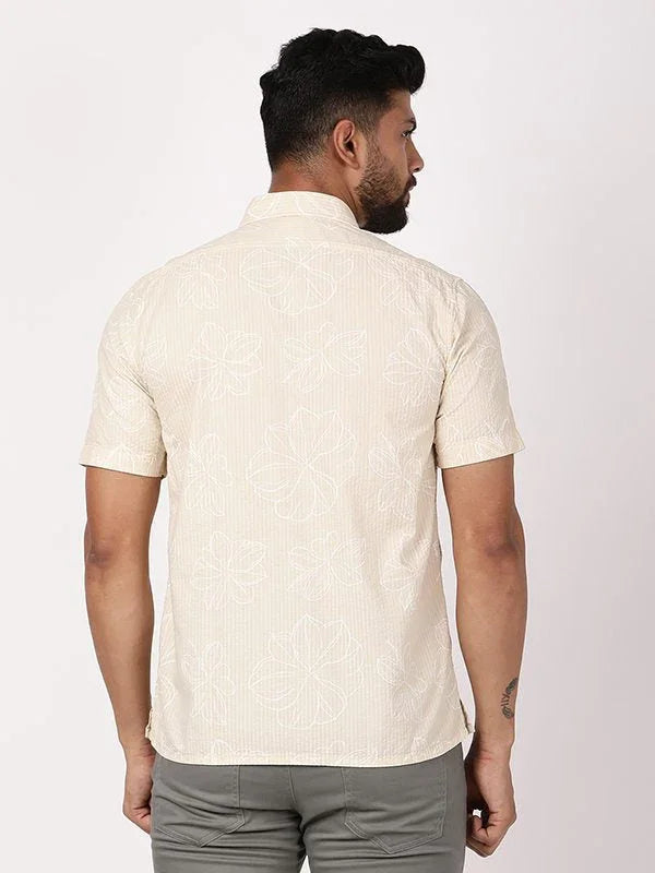 Men's Printed Half Sleeves Cotton Shirt Indian Terrain Fashions Limited