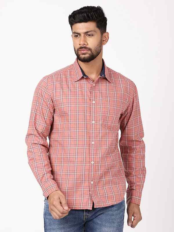 Men's Check Full Sleeves Cotton Shirt