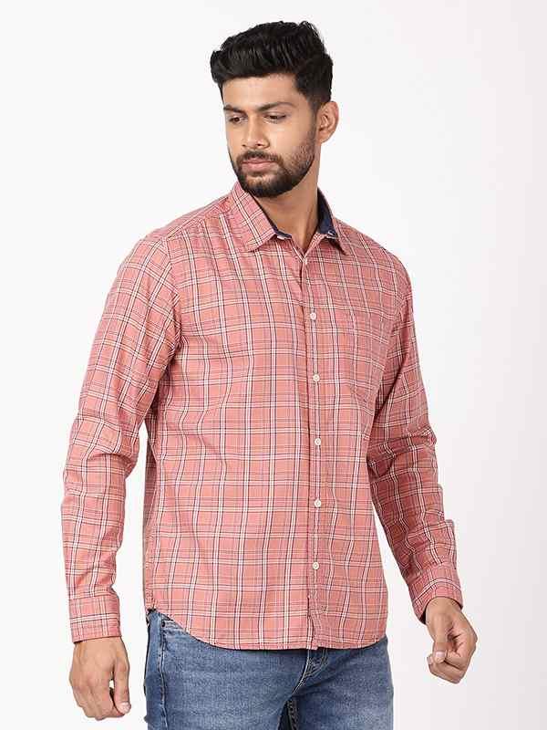 Men's Check Full Sleeves Cotton Shirt