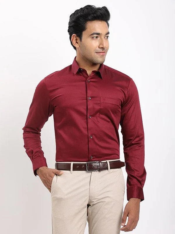 Itmsh09558Ls Maroon 01 838D3D5D 2A44 4416 822B | Indian Terrain