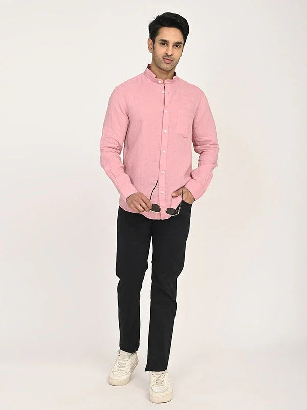 Solid Full Sleeve Cotton Shirt