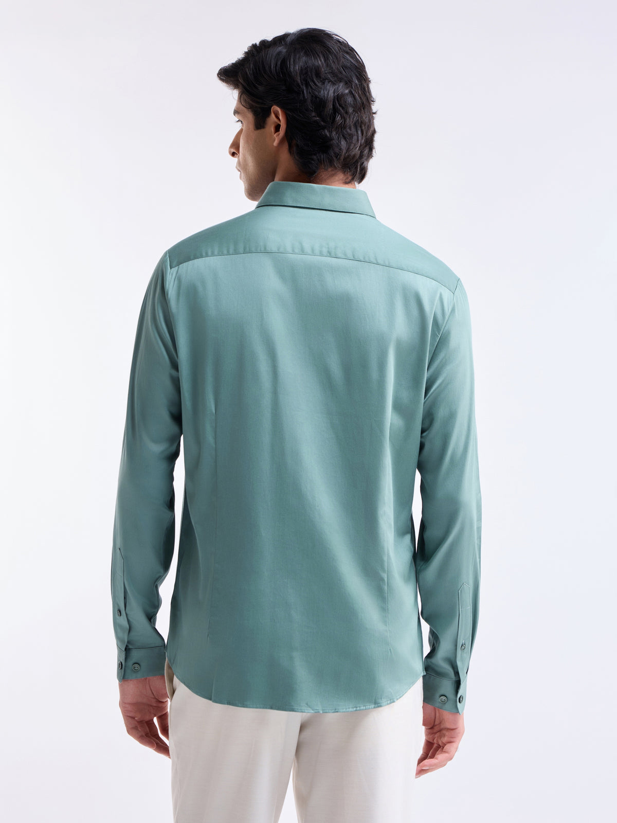 Solid Regular Fit Shirt - Sap t4option_10