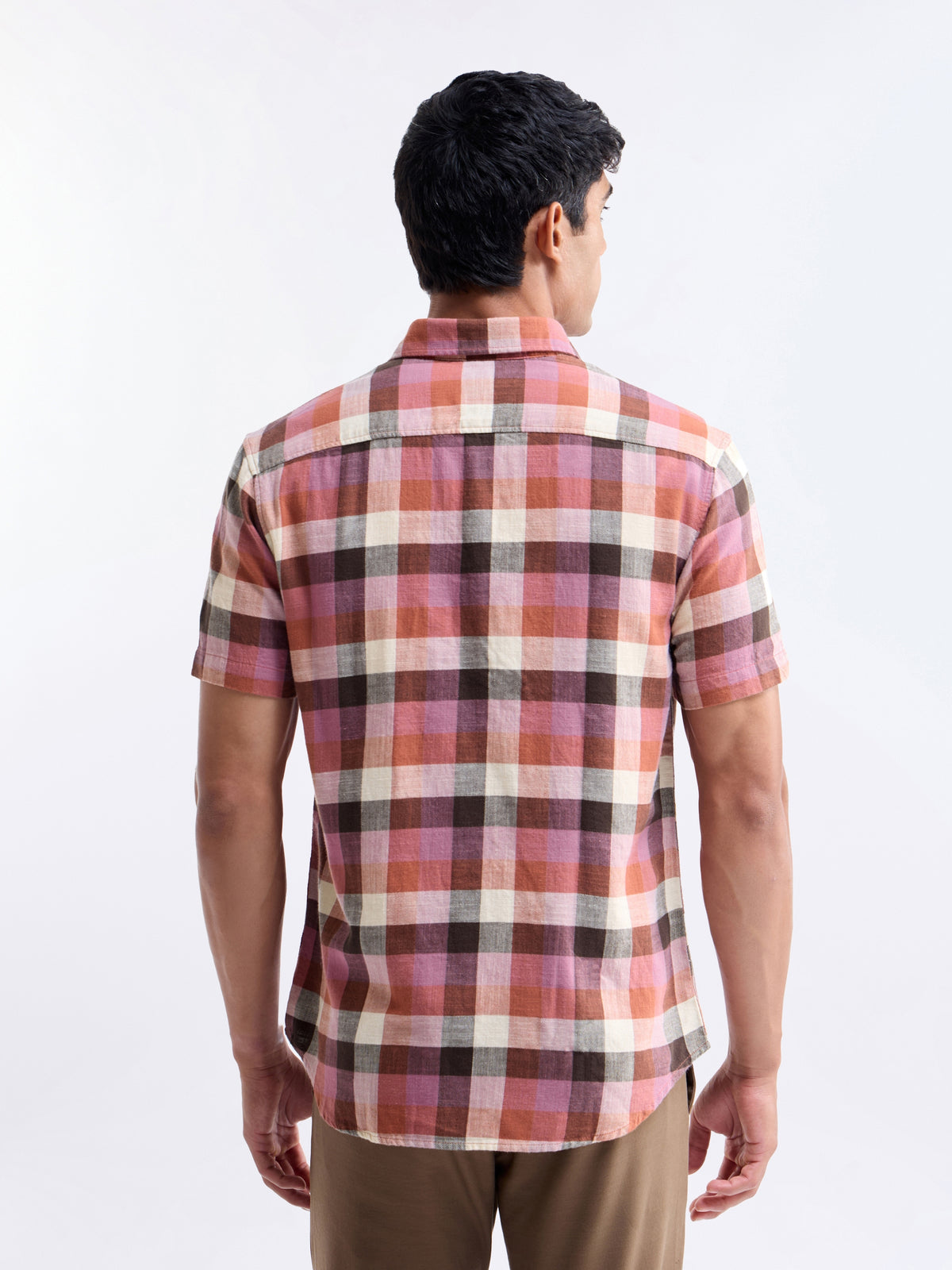 check Regular Fit Shirt - Choco t4option_0
