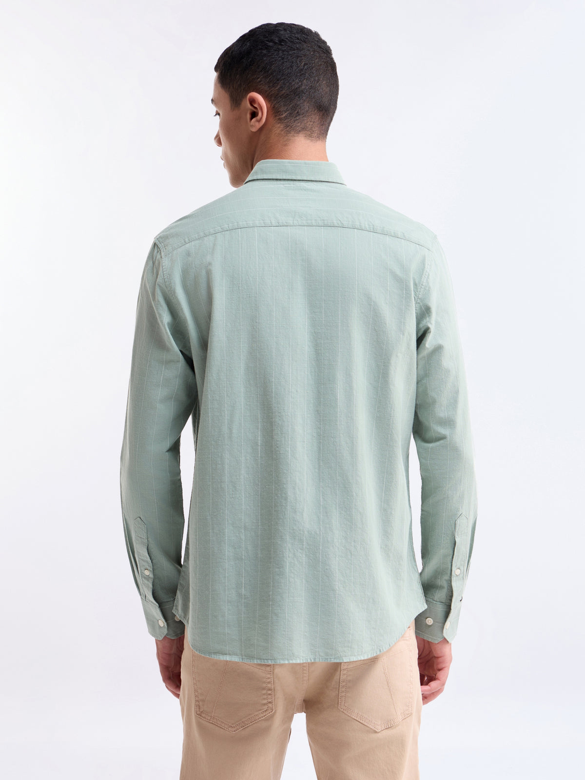 Striped Regular Fit Shirt - Sap t4option_2
