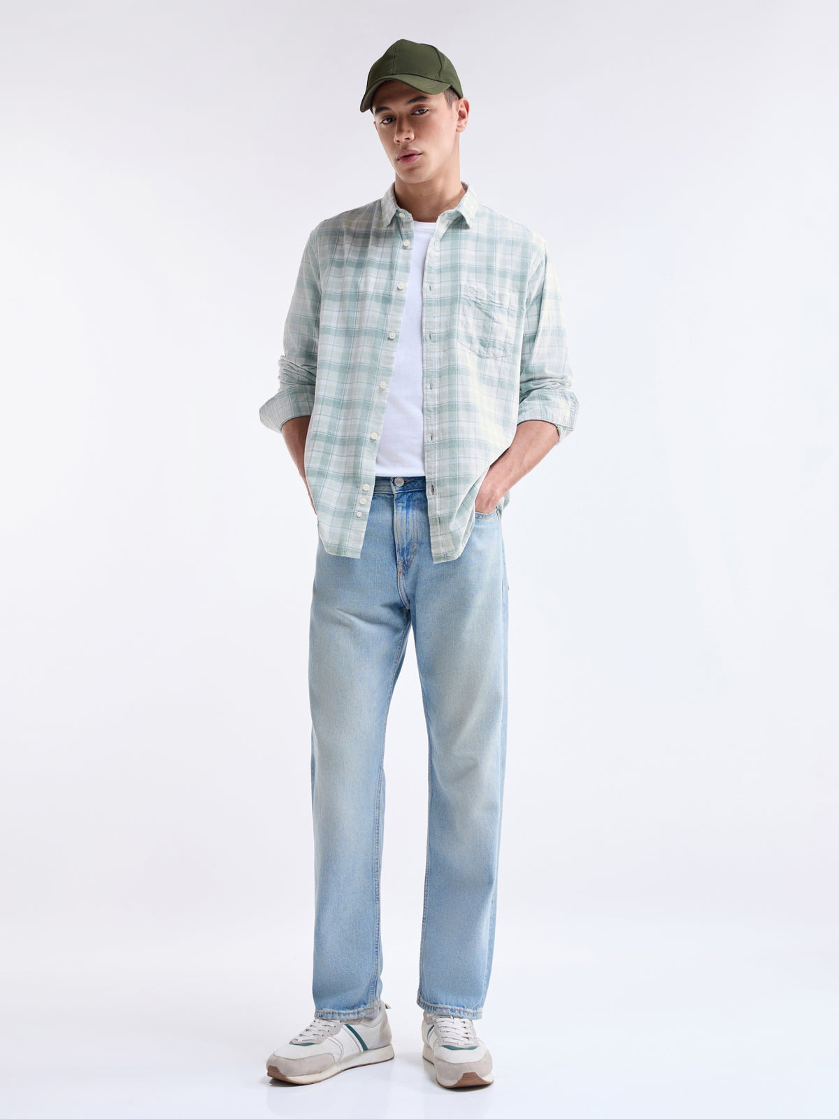 check Regular Fit Shirt - Sap t4option_1