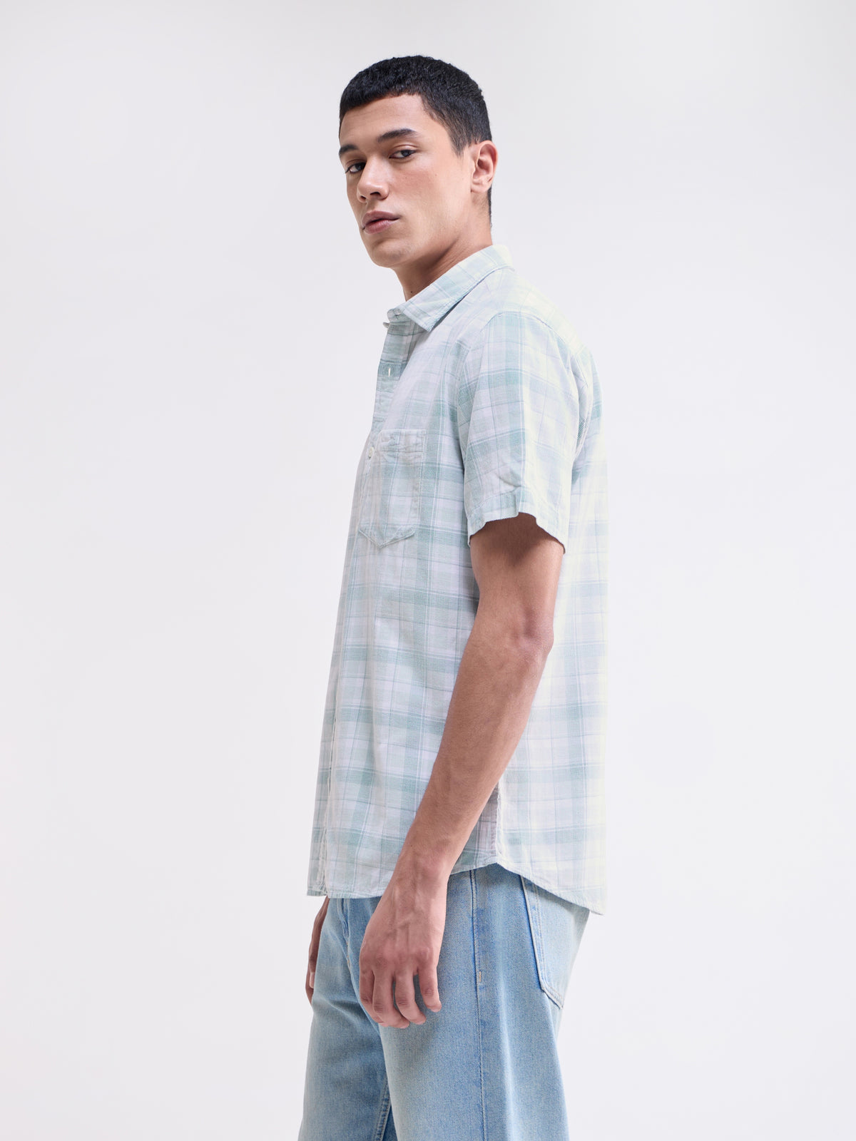 check Regular Fit Shirt - Sap t4option_0