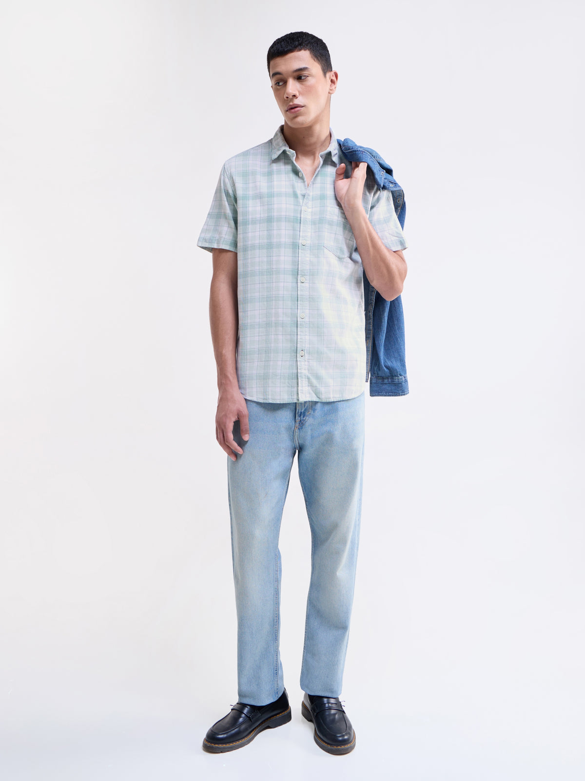 check Regular Fit Shirt - Sap t4option_0
