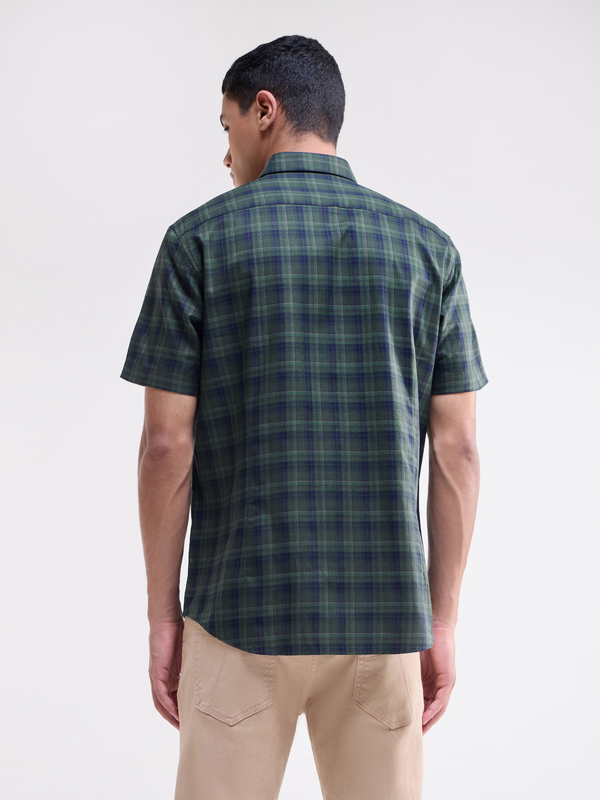 check Regular Fit Shirt - Pine t4option_0