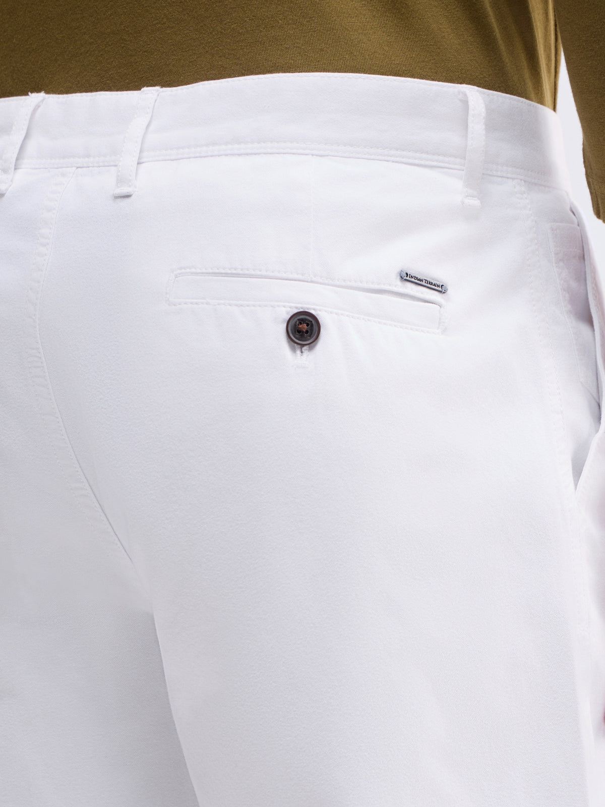 Solid Shorts - White t4option_2